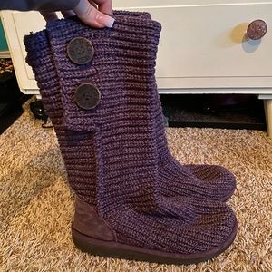 Knit ugg boots
